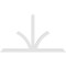 Ekena Millwork Richland Architectural Grade PVC Gable Bracket, 84"W x 49"H x 2"D x 4"F, 14/12 Pitch GBP084X49X0204RIC00 - alternate 4
